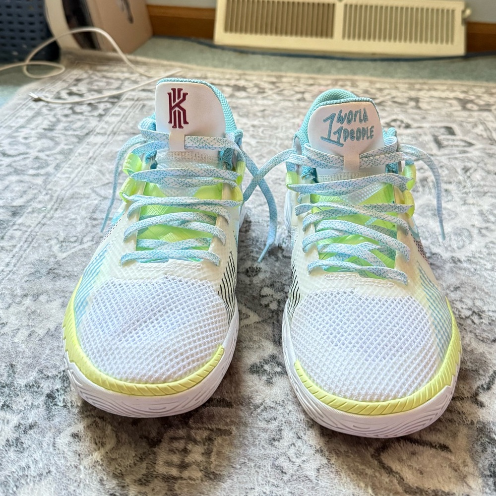 Nike Athletic Shoes - White and Light Blue